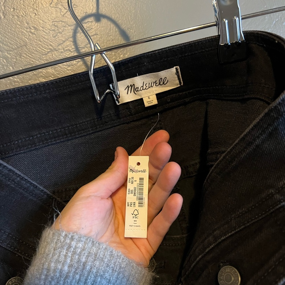 NWT Madewell Denim Skirt - Picture 6 of 6